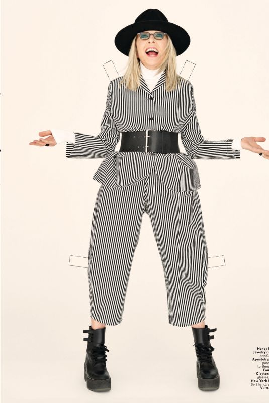 DIANE KEATON in Instyle Magazine, August 2019