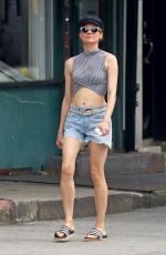 DIANE KRUGER in Denim Shorts Out in New York 07/17/2019