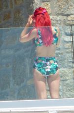 DIANNE BUSWELL in Bikini on Vacation in Mykonos 07/23/2019