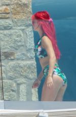 DIANNE BUSWELL in Bikini on Vacation in Mykonos 07/23/2019