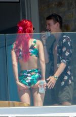 DIANNE BUSWELL in Bikini on Vacation in Mykonos 07/23/2019