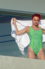DIANNE BUSWELL in Swimsuit on Vacation in Mykonos 07/24/2019