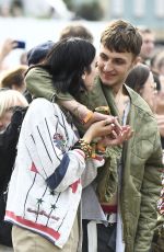 DUA LIPA and Anwar Hadid at British Summer Time Hyde Park Concert in London 07/06/2019