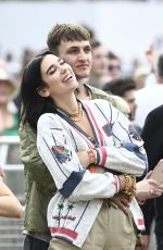 DUA LIPA and Anwar Hadid at British Summer Time Hyde Park Concert in London 07/06/2019