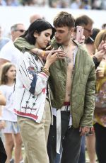 DUA LIPA and Anwar Hadid at British Summer Time Hyde Park Concert in London 07/06/2019