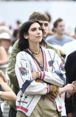 DUA LIPA and Anwar Hadid at British Summer Time Hyde Park Concert in London 07/06/2019