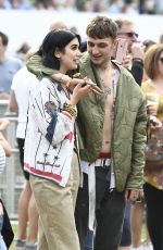 DUA LIPA and Anwar Hadid at British Summer Time Hyde Park Concert in London 07/06/2019