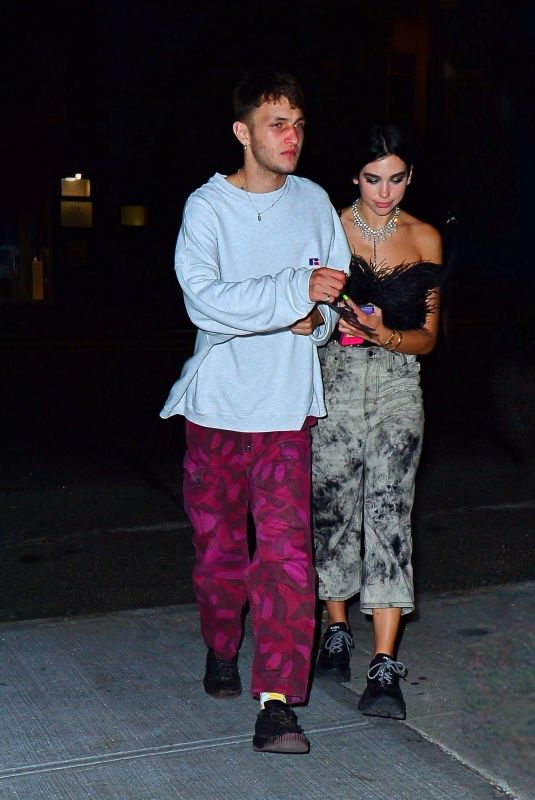 DUA LIPA and Anwar Hadid Night Out in New York 07/10/2019