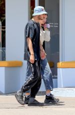 DUA LIPA and Anwar Hadid Out on Melrose Avenue 07/22/2019