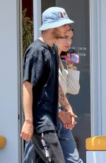 DUA LIPA and Anwar Hadid Out on Melrose Avenue 07/22/2019