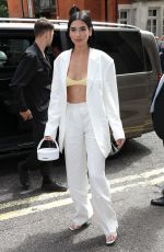 DUA LIPA Arrives at O2 Silver Clef Awards 2019 in London 07/05/2019