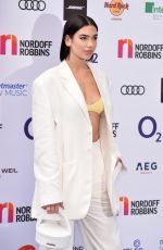 DUA LIPA at Nordoff Robbins O2 Silver Clef Awards 2019 in London 07/05/2019