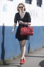 ELEANOR TOMLINSON Out and About in London 07/29/2019