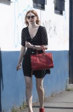 ELEANOR TOMLINSON Out and About in London 07/29/2019