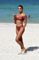 ELISA DE PANICIS in Bikini on the Beach in Miami 07/11/2019