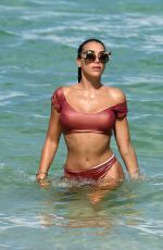 ELISA DE PANICIS in Bikini on the Beach in Miami 07/11/2019