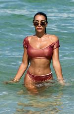 ELISA DE PANICIS in Bikini on the Beach in Miami 07/11/2019