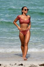 ELISA DE PANICIS in Bikini on the Beach in Miami 07/11/2019