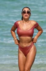 ELISA DE PANICIS in Bikini on the Beach in Miami 07/11/2019