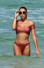 ELISA DE PANICIS in Bikini on the Beach in Miami 07/11/2019