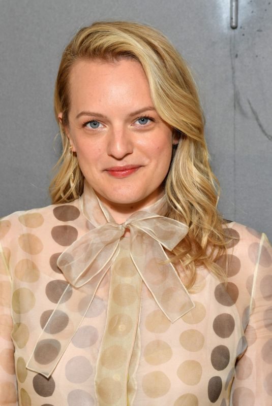 ELISABETH MOSS at Christian Dior Haute Couture Show at Paris Fashon Week 07/01/2019