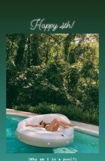 ELIZABETH GILLIES in Bikini - Instagram Pictures 07/04/2019
