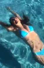 ELIZABETH HURLEY in Bikini at a Pool - Instagram Pictures and Video 06/30/2019
