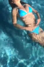 ELIZABETH HURLEY in Bikini at a Pool - Instagram Pictures and Video 06/30/2019