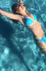 ELIZABETH HURLEY in Bikini at a Pool - Instagram Pictures and Video 06/30/2019
