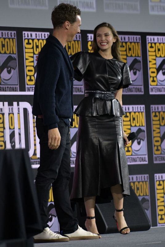 ELIZABETH OLSEN at Marvel Presentation at Comic-con in San Diego 07/20/2019