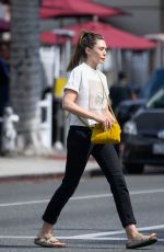 ELIZABETH OLSEN at Red Window Coffee in Los Angeles 07/08/2019
