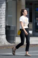 ELIZABETH OLSEN at Red Window Coffee in Los Angeles 07/08/2019
