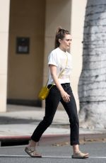ELIZABETH OLSEN at Red Window Coffee in Los Angeles 07/08/2019