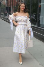 ELLA HUNT Arrives at Build Studio in New York 07/17/2019