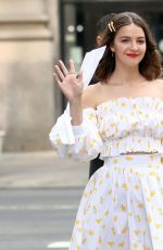 ELLA HUNT Arrives at Build Studio in New York 07/17/2019