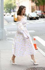 ELLA HUNT Arrives at Build Studio in New York 07/17/2019