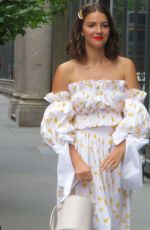 ELLA HUNT Arrives at Build Studio in New York 07/17/2019