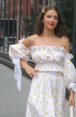 ELLA HUNT Arrives at Build Studio in New York 07/17/2019