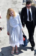 ELLE FANNING Arrives at Teen Spirit Press Conference at Giffoni Film Festival 07/22/2019