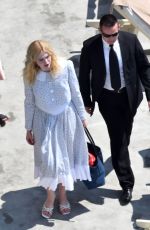 ELLE FANNING Arrives at Teen Spirit Press Conference at Giffoni Film Festival 07/22/2019