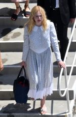 ELLE FANNING Arrives at Teen Spirit Press Conference at Giffoni Film Festival 07/22/2019