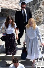 ELLE FANNING Arrives at Teen Spirit Press Conference at Giffoni Film Festival 07/22/2019