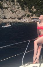 ELLE FANNING in Bikini on Vacation in Italy - Instagram Photos and Videos, July 2019