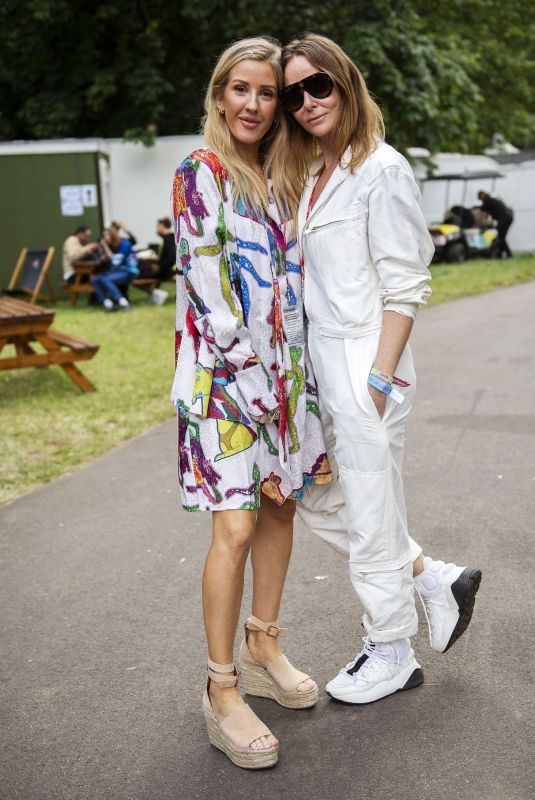 ELLIE GOULDING and STELLA MCCARTNEY at Wireless Festival in Finsbury Park in London 07/07/2019