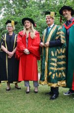 ELLIE GOULDING Receiving Honorary Doctor of Arts Degree from the University of Kent 07/18/2019