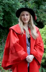 ELLIE GOULDING Receiving Honorary Doctor of Arts Degree from the University of Kent 07/18/2019
