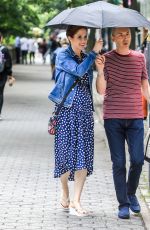 ELLIE KEMPER on hte Set of Unbreakable Kimmy Schmidt in New York 07/09/2019