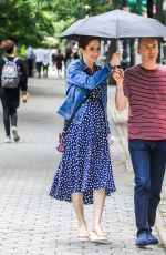 ELLIE KEMPER on hte Set of Unbreakable Kimmy Schmidt in New York 07/09/2019