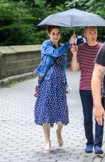 ELLIE KEMPER on hte Set of Unbreakable Kimmy Schmidt in New York 07/09/2019