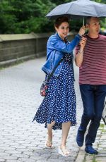 ELLIE KEMPER on hte Set of Unbreakable Kimmy Schmidt in New York 07/09/2019